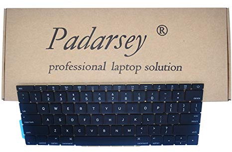 Padarsey - Tastiera di ricambio per MacBook Pro 13 A1708 senza barra touchpad MacBookPro14,1 MacBookPro13,1 A1708 fine 2016 metà 2017 (non compatibile con A1707 A1706)