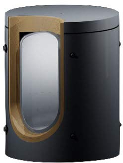Pufferspeicher 500 Liter mit Isolierung
