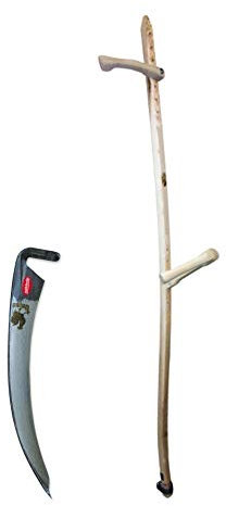 Schröckenfux Holzwurf 150cm mit Steinspitzblatt Hahn 65cm