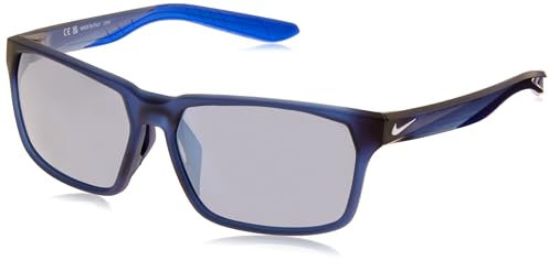 Nike Unisex Sunglasses, 410 Mt Midnight Navy/Silver Flash, 59
