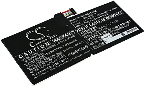 Batteria per tablet Microsoft Surface Pro 7 (1866), 7,57 V, polimeri di litio