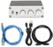 ASHATA Tragbarer Stereo-Kopfhörerverstärker, DAC-Dekodierungs-Audio-Decoder mit Kopfhörerverstärker für 3,5-MM-Kopfhörer(Silber)