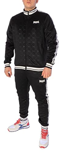Lonsdale Herren ASHWELL Trainingsanzug, Black/White, XXL