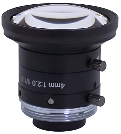 Machine Vision Obiettivo a fuoco fisso Fotocamera industriale C-Mount 1/1.8 5MP 4mm 6mm 8mm 12mm 16mm 25mm 35mm 50mm 75mm FA Lens (4mm)