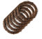 Worown 6 Pcs 15cm Natural Grapevine Wreaths Vine Branch Wreath Rattan Wreath for DIY Christmas Craft, Front Door Wall Hanging, Wedding and Party Decors