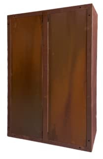 prima terra Kaminholzregal-Rückwand Edelrost 118x78 cm
