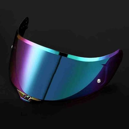 Full Face Helmet Visor for K5 K3SV K1 Motorcycle Helmet Visors Casco Moto K1 Visor Capacete K3SV visera K5 Lens Windshield (Farbe : Rainbow)