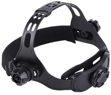 Schweißermaske Verstellbar Schweißhelm-Stirnband Kopfbandersatz für Solar-Auto-Verdunkelungshelm-Zubehör (Schwarz)