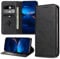 DENDICO Case for iPhone 14, Classic PU Leather Magnetic Wallet Case, Flip Folio Protective Phone Cover Compatible with iPhone 14, Black