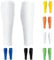Alaplus Football Sock Sleeves to Pair with Grip Socks – Team Leg Sock Sleeves for Shin Guard Protection Suitable for Football Basketball Running and Sports multiple colours to Match Your Team Kit