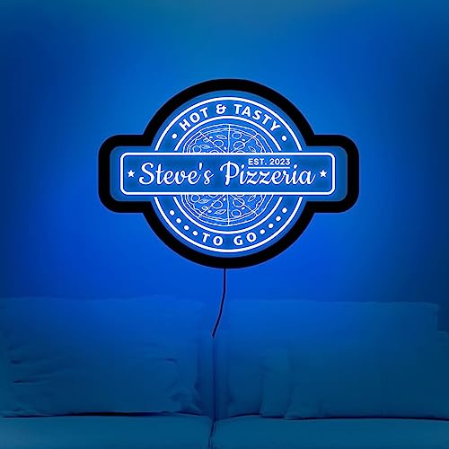 Neon Pizza Schild, Pizzeria Schild, Pizza Shop Dekor, Restaurant Neon Schild, Küche Neon Schild, Pizza LED Schild, Pizza Lichtschild