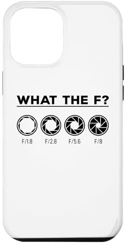 Coque pour iPhone 12 Pro Max Photographie Ouverture Objectif photo What the F