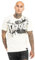 Tapout Herren T-Shirt Normale Passform Splashed, Ecru/Black, 3XL