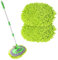 Spazzolone Lavaggio Auto Manico Lungo Kit, 118cm Spazzolone Pulizia, 2 in 1 Car Clean Brush in Microfibra con 3 Spazzola Detailing, Spazzola Telescopica Auto per Camion SUV, Camper(Verde)