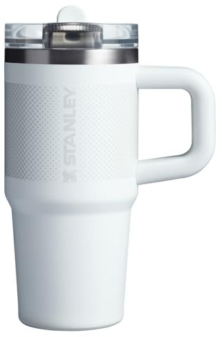 Stanley Quencher ProTour Tumbler with Handle & Built-In Straw 14 oz | Twist On Flip Straw Lid | Cupholder Compatible for Travel | Insulated Stainless Steel Cup | BPA-Free | Frost Fade
