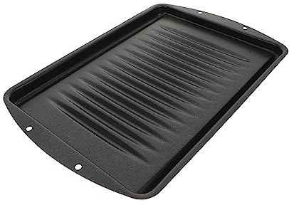 Amosfun Sartén Antiadherente Olla Para Tocino Placa Grill Utensilios Cocina Parrilla Hierro