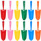 sourcing map Lot de 18 mini pelle à main en métal coloré de 27,9 x 7,6 cm pour repiquer, transplanter, jardiner, planter, désherber, transplanter, jardin, 6 couleurs
