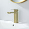Decaura Wasserhahn Bad Waschtischarmatur Golden eckige Mischbatterie Waschbecken Waschbeckenarmatur Badezimmer für Waschschale kleine
