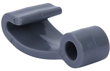 OUCRIY 1 gancho de lona para kayak, gancho de plástico para fijar lona, barco, kayak, bote de goma, bote inflable, color gris claro