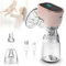 Anluomafuy Tire Lait Électrique, Tire Lait Electrique avec Ecran Tactile LED, Tire-lait Portable pour l'Allaitement avec 3 Modes & 9 Niveaux, Pompe à Lait Rechargeable pour Maison et Voyage, Sans BPA