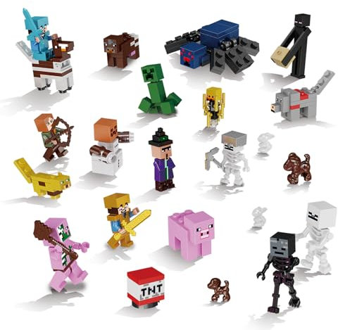 21-teiliges Tortenfiguren-Set für Kindergeburtstag, Cartoon-Kuchendeko, Cupcake-Dekoration, Party-Spielzeugfiguren, Geburtstagstorten-Deko für Jungen und Mädchen