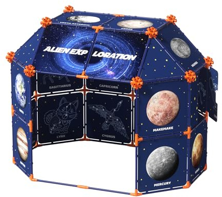 KOALA DIARY Astronomisches Spielzelt für Kinder, Weltraum-Entdeckungszelt mit Sternbildern und Planeten, Indoor/Outdoor120x85x98cm, Ab 3 Jahre