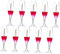 Didiseaon 10Pcs Wine Lip Gloss Bottles Empty Makeup Containers Reusable Lip Gloss Tubes for Travel Durable Lipstick Holders Adorable Design