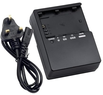 Camera Battery Charger for Canon EOS, Powershot, and Rebel Series - Compatible with LP-E10 LP-E12 LP-E6 and More - Quick Charging and Reliable Performance - Replacement Charger for Canon Batteries