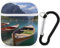 Mountain Fishing Boats Earphone Case Cover Compatible with AirPods 1&2 Shockproof Bluetooth Headset Case White-style