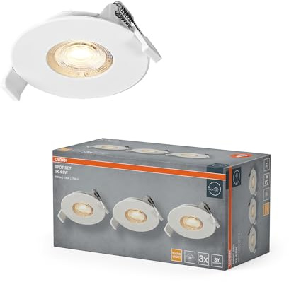 Osram Spot Set LED Einbaustrahler 4,9W 827 Weiß IP20