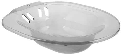 Artibetter Sitzbad Sitzbecken Faltbar aus Kunststoff Hellgrau Ergonomisch für Wochenbettpflege Frauen Schwangere Medizinisches Dampfbad Vielseitig für Toiletten und Haushalt