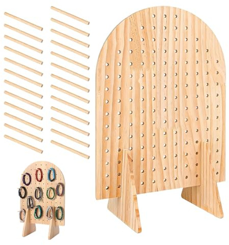 Stecktafel Display | Tisch Organizer | Stecktafelregale für Schmuckpräsentation | Stecktafelständer für Verkäufer | für Handwerksmesse, Geschäft
