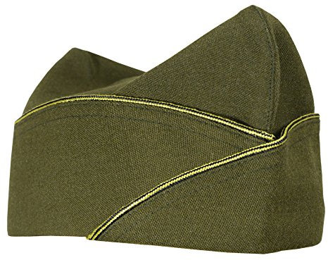 Epic Militaria Schiffchen-Mütze, 2. Weltkrieg, US Army Infanterie, Offiziere Gr. Small, grün