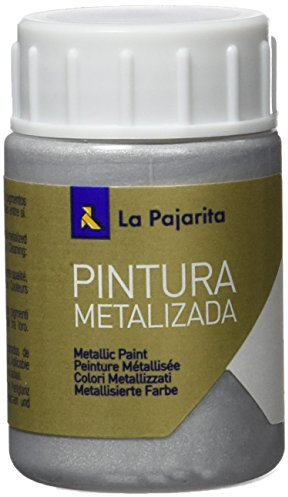 La Pajarita ME-1 - Pintura Metalizada Pajarita 35ml Plata