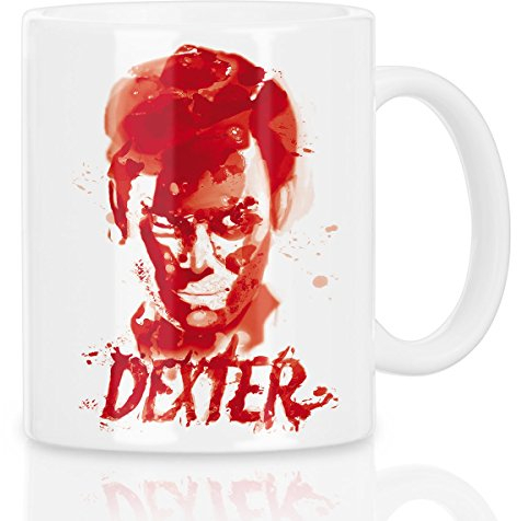 style3 Dexter Blutspur Motivtasse serie mord morgan trinity serienkiller