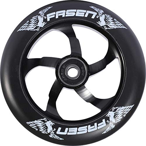 Fasen Unbekannt Spoked 110mm Stunt-Scooter Wheel + ABEC 9 Kugellager Black