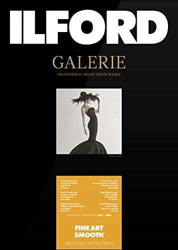 ILFORD GALERIE FineArt Smooth 200 gsm A2 - 420 mm x 594 mm 25 Blatt