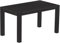 Esstisch Rio Kanto 140x80 cm Ebenholz Pinie Massivholz Größe und Farbe wählbar Esszimmertisch Küchentisch Holztisch Echtholz vorgerichtet für Ansteckplatten Tisch ausziehbar Brasilmöbel