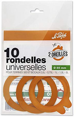 LE PARFAIT Sachet de 10 rondelles universelles, d. 8,5 cm