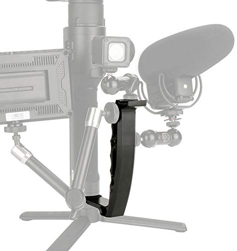 Elerose Lega di alluminioL Forma staffa stabilizzatore impugnatura estesa Impugnatura manubrio per gru Zhiyun 2 DJI Ronin-S Gimbal