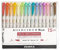 Zebra Pen Mildliner Doppelter Ended Meißelspitze Stift & Marker mit feiner Spitze 15 pk - sortierte Farben