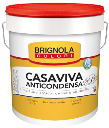 Brignola Casaviva idropittura anticondensa antimuffa, Lt 4