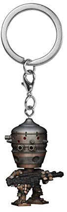 Funko Pop! Keychain: Star Wars: The Mandalorian - Coconut - IG-11 - Neuartiger Schlüsselanhänger - Vinyl-Minifigur Zum Sammeln - Strumpffüller - Geschenkidee - Offizielle Handelswaren - TV Fans