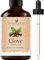 Huile essentielle de clou de girofle 100 % pure et naturelle de qualité thérapeutique avec compte-gouttes en verre de qualité supérieure