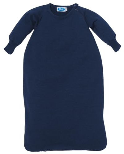 Reiff Kid's Schlafsack Frottee mit Arm Kinderschlafsack Blau 86/92