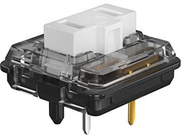 KAILH Official Store Low Profile Switch 1350 Chocolate Kailh Mechanischer Tastaturschalter, RGB SMD Clicky (110, Choc White)