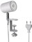 ledscom.de Klemmleuchte WAIKA, Schalter, weiß matt, inkl. LED GU10 Lampe, 3-Stufen Dimmen: max. 374lm warmweiß