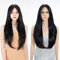 FASHION IDOL Perücke für Frauen Synthetische Spitze Front Tür Vorhang Pony in der Split Lace Hair Stitching Layered Farbe Perücke