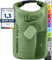 Nordlight Dry Bag 10L Wasserdichter Beutel - (Dunkelgrün) Wasserdichter Packsack Mit Roll Top Verschluss Und Schultergurt | Schwimmen, Baden, Strand, Kanu, Stand Up Paddling, Tauchen