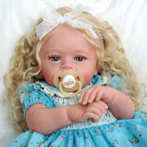 BABESIDE Bambole Realistiche Rinato Bambino Bambole Reali 20 Pollici Neonato Ragazza Vita Reale Morbida Gomma Siliconica Bambola Realistica Adatto per Bambini dai 3 Anni in su